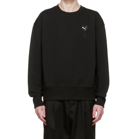 AMI ALEXANDRE MATTIUSSIBlack Puma Edition Sweatshirt